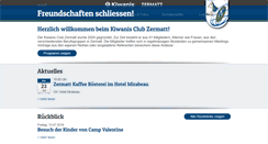 Desktop Screenshot of kiwanis-zermatt.ch